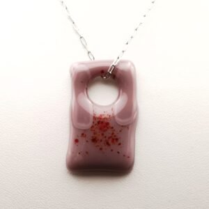 Pendentif Violet Rougeoyant