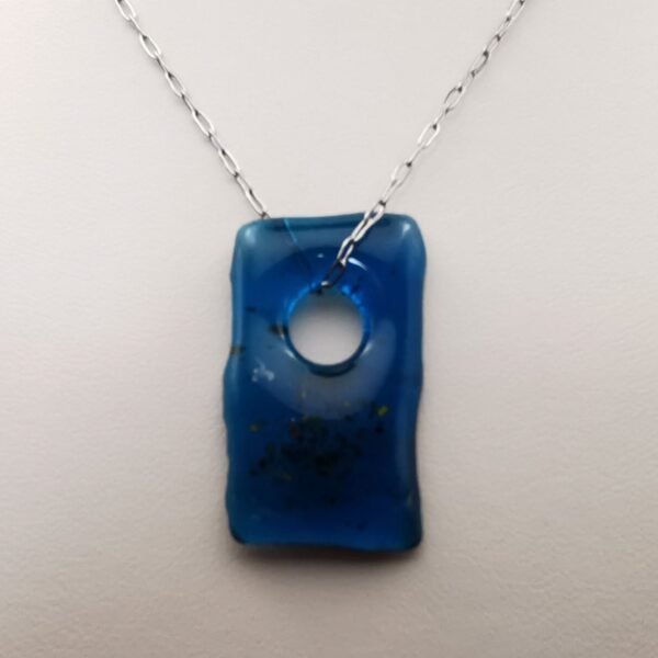 Pendentif Bleu Arc en ciel