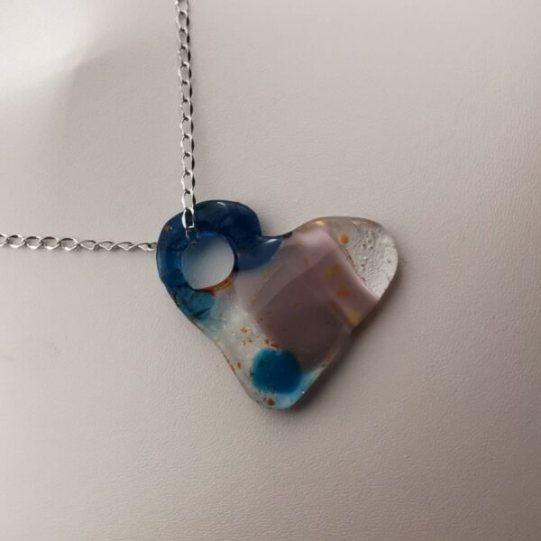 Pendentif cœur transparent