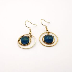 IMG_20260714_100754 Boucles d’oreilles bleues et jaunes doré