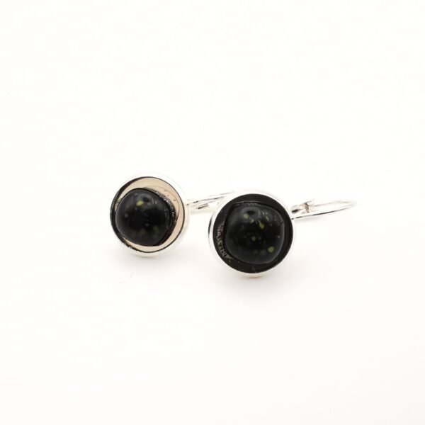 Boucles d’oreilles noir et jaune