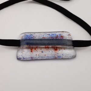 Bracelet long bleu rouge